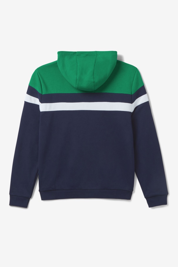 Fila UK Navy/Jelly Bean/White Arlo Hoodie