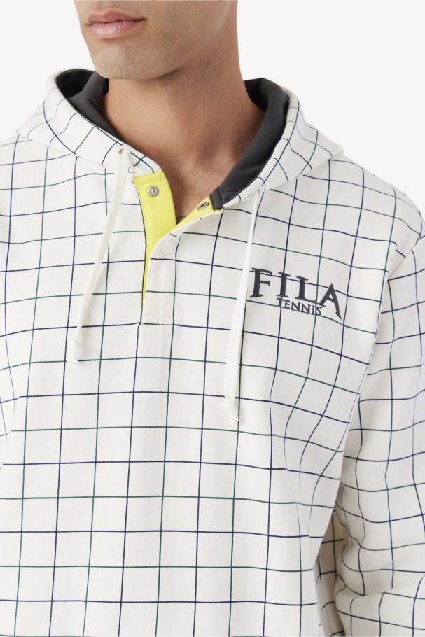 Gardenia/Yellow/June Bug Fila UK Rish Hoodie