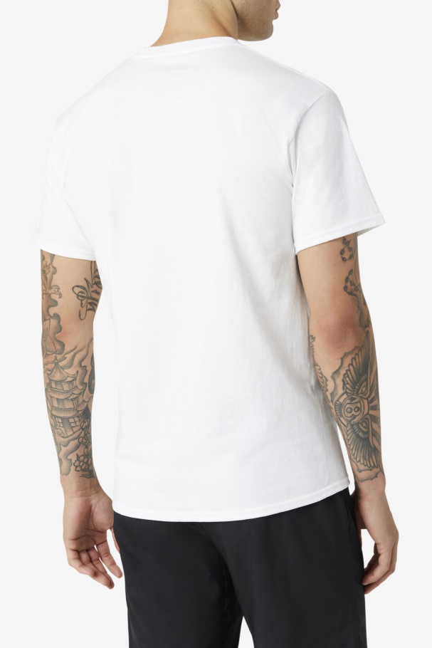 Fila UK White Pickleball Paddle Tee