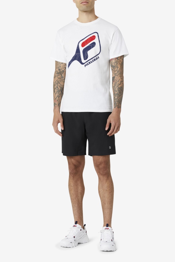 Fila UK White Pickleball Paddle Tee