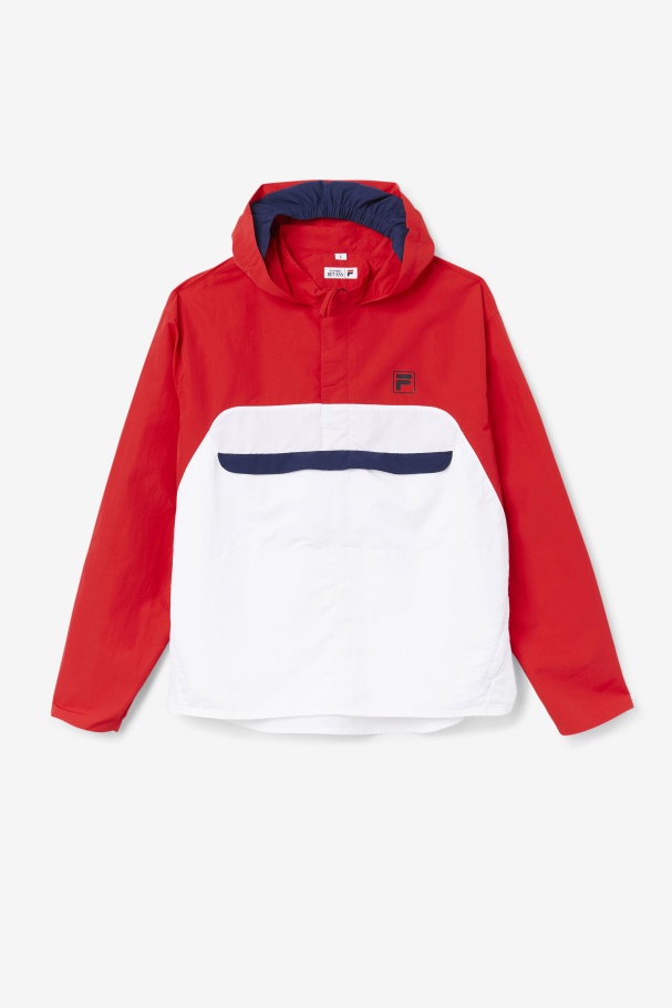 Bevans Park Anorak Red Fila UK