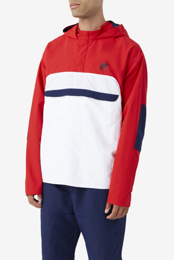 Bevans Park Anorak Red Fila UK