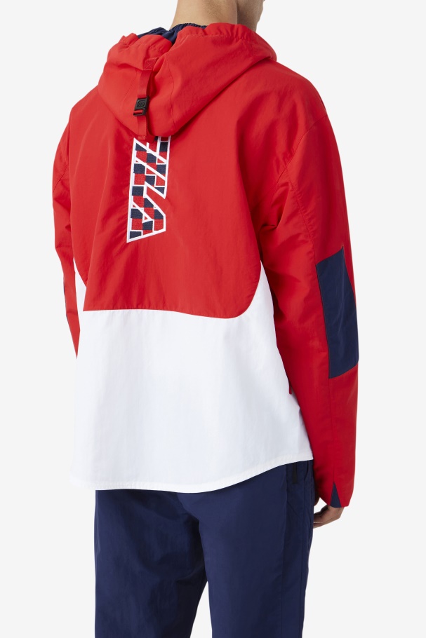 Bevans Park Anorak Red Fila UK