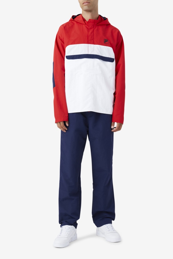 Bevans Park Anorak Red Fila UK
