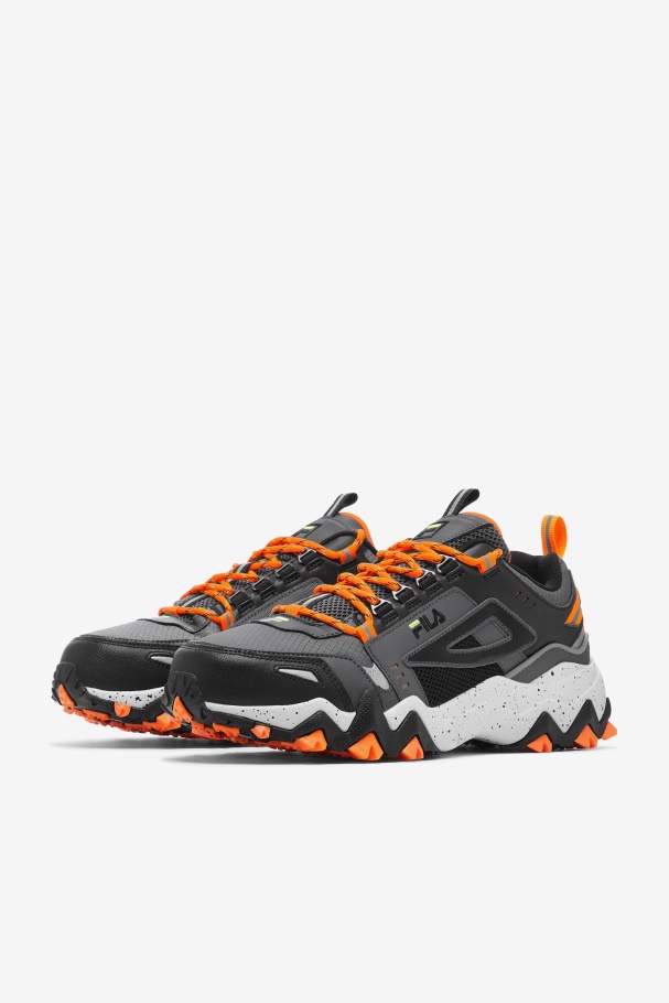 Fila UK Men\'s Oakmont Tr Castlerock/Black/Orange