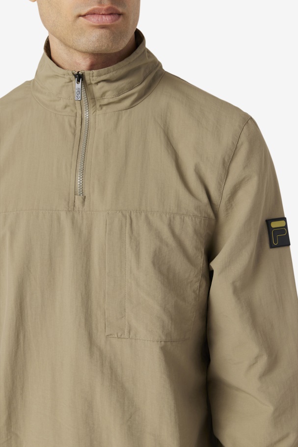 Fila UK Covert Green Magnus 1/4 Zip Track Jacket