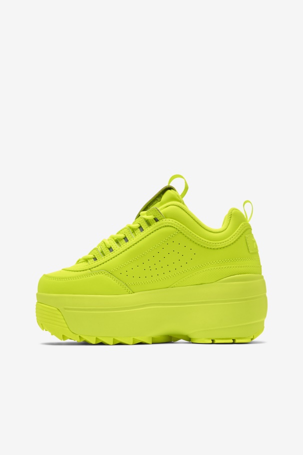 Women\'s Disruptor 2 Wedge Yellow Fila UK