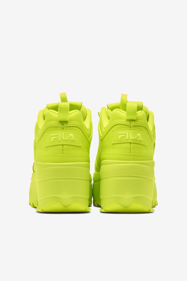 Women\'s Disruptor 2 Wedge Yellow Fila UK