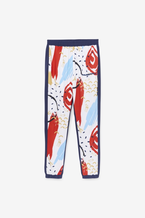 Fila UK x The Museum Printed Track Pant Fila UK Peacoat/White/Red