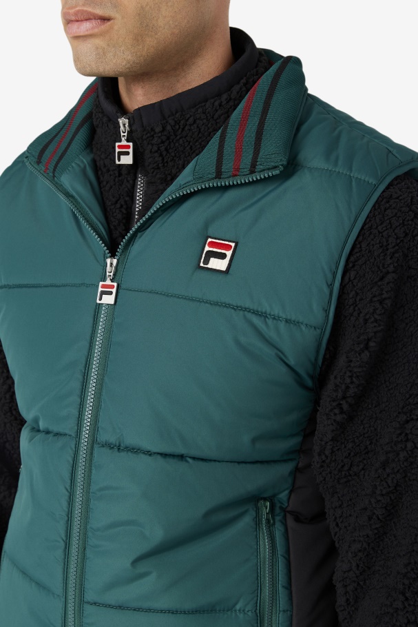 Matias Vest June Bug/Black Fila UK