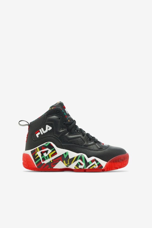 Fila UK Big Kids' MB Black/Jelly Bean/Lemon