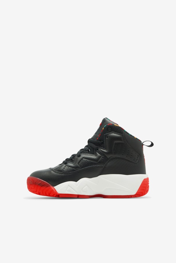 Fila UK Big Kids\' MB Black/Jelly Bean/Lemon
