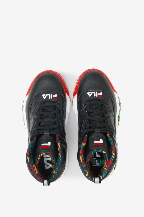 Fila UK Big Kids\' MB Black/Jelly Bean/Lemon