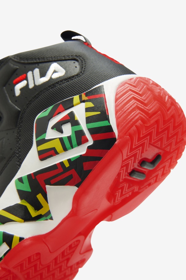 Fila UK Big Kids\' MB Black/Jelly Bean/Lemon