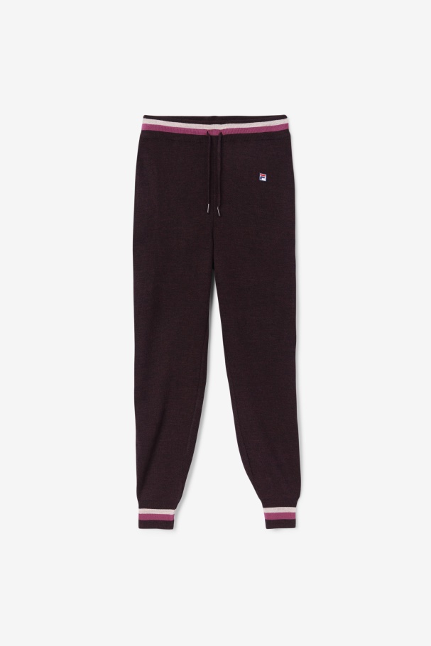 Fila UK Frankie Knit Pant Grape Wine/Rouge/Potpourri