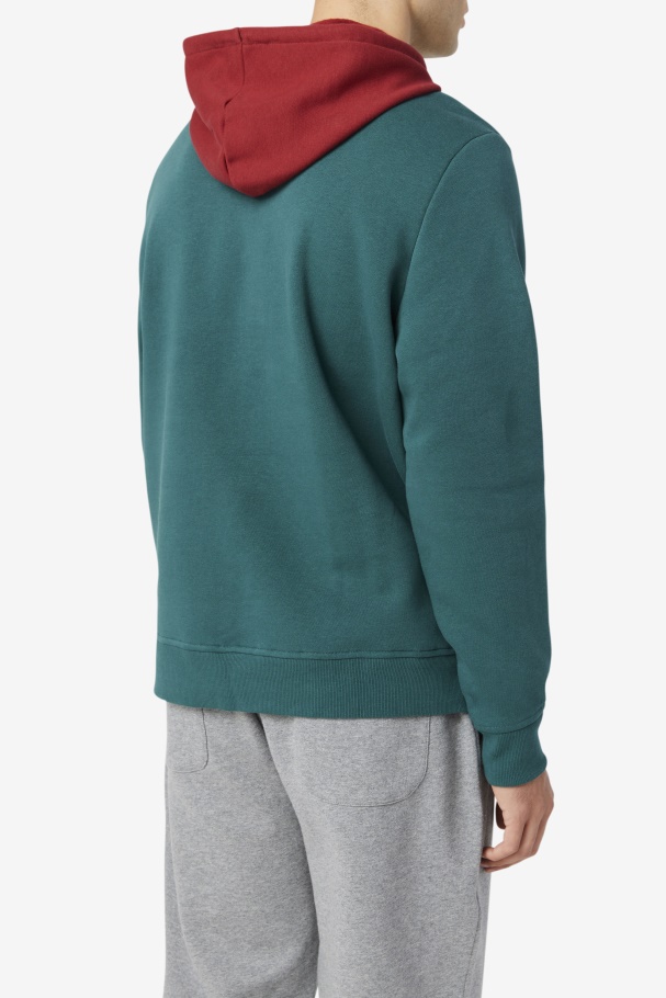 Fila UK Harnoop Hoodie June Bug/Rhubarb/Saffron