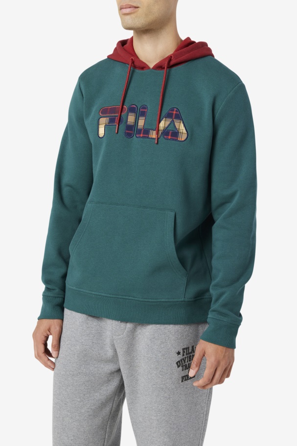 Fila UK Harnoop Hoodie June Bug/Rhubarb/Saffron