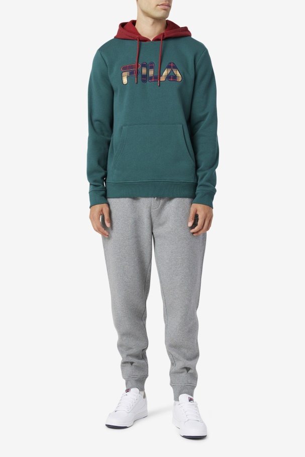 Fila UK Harnoop Hoodie June Bug/Rhubarb/Saffron