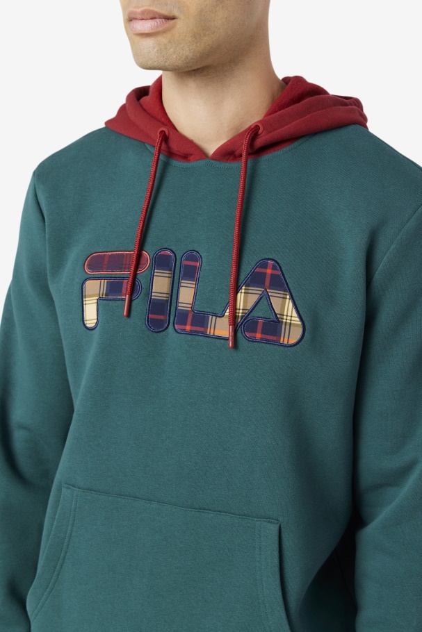 Fila UK Harnoop Hoodie June Bug/Rhubarb/Saffron