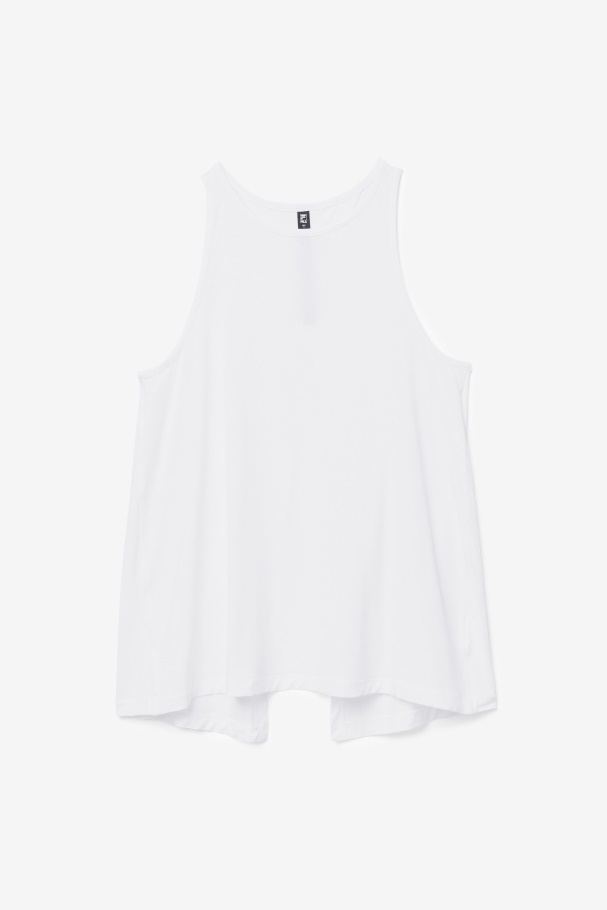 Fila UK Fi-Lux Open Back Tank Top White