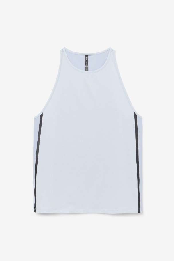 Fila UK Blue Fog/Black Fi-Lux Loose Tank Top