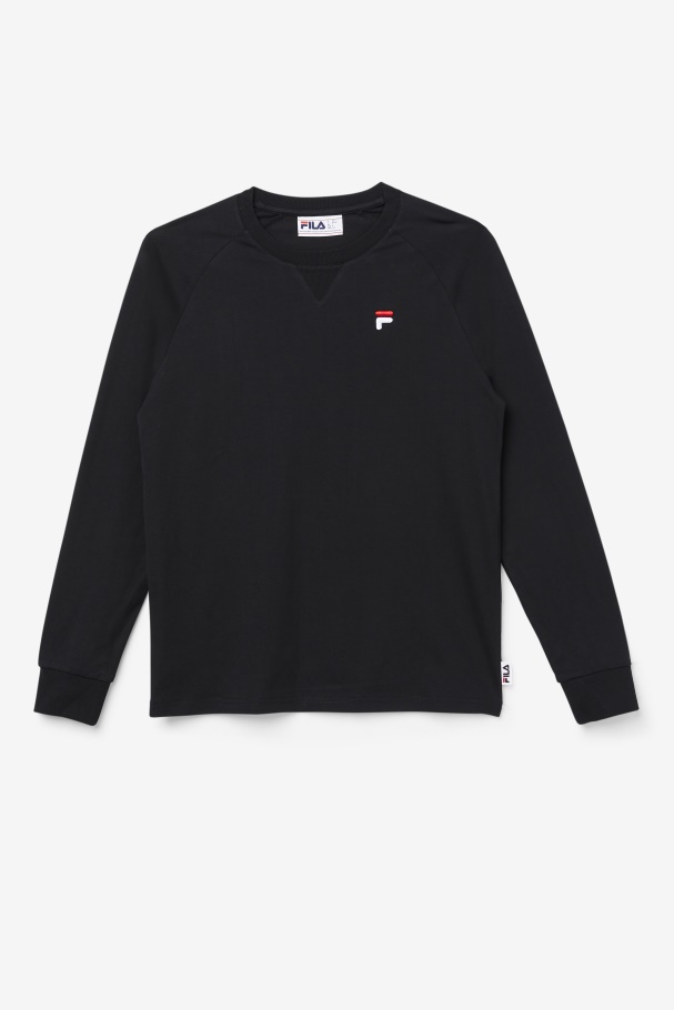 Fila UK Flynn Long Sleeve Tee Black