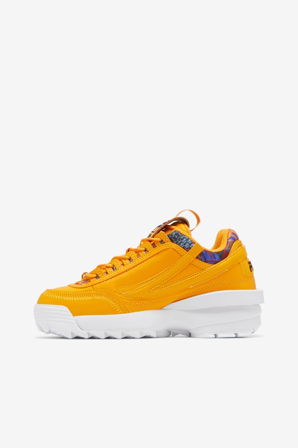 Women\'s Disruptor 2 EXP Cubic Yellow/Rhubarb/Navy Fila UK
