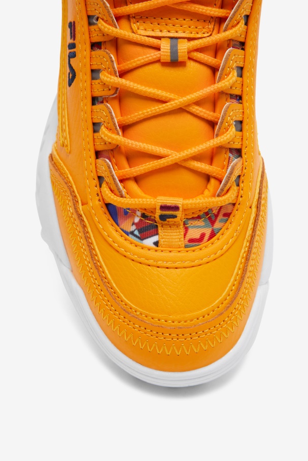 Women\'s Disruptor 2 EXP Cubic Yellow/Rhubarb/Navy Fila UK