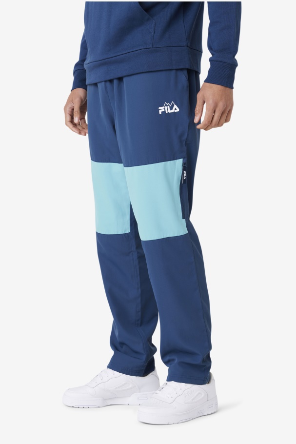 Fila UK Vinodi Windpant Navy/Bayou/Cherry Tomato