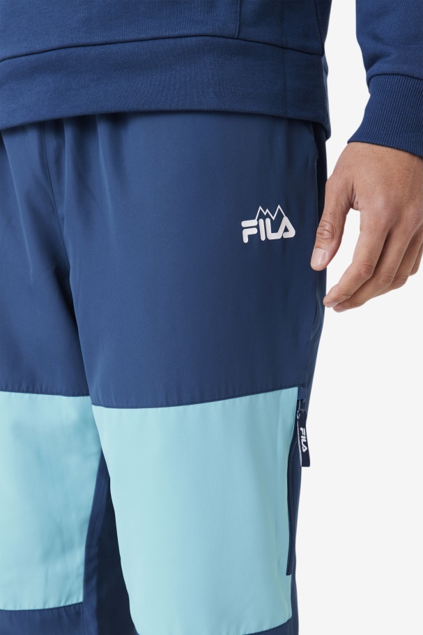 Fila UK Vinodi Windpant Navy/Bayou/Cherry Tomato