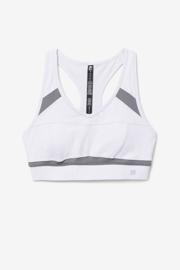 Uplift Racerback Sports Bra Fila UK Lblu/Gargl