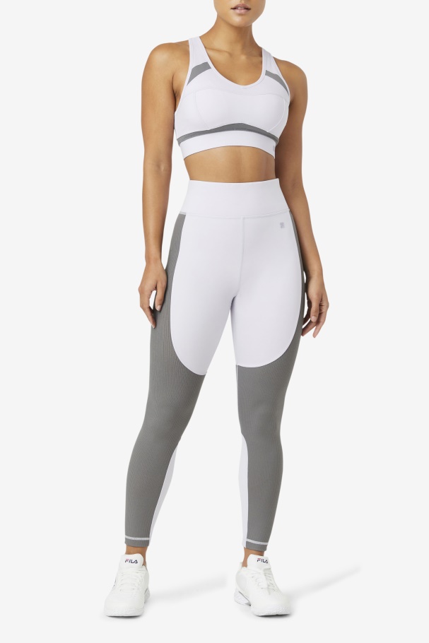 Uplift Racerback Sports Bra Fila UK Lblu/Gargl