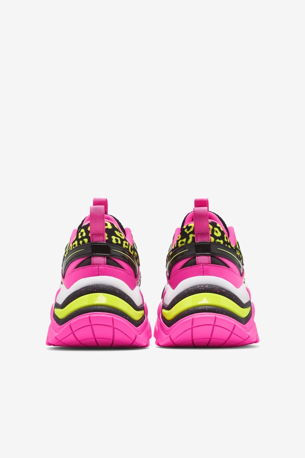 Pink/Black/White Fila UK Women\'s Electrove 2