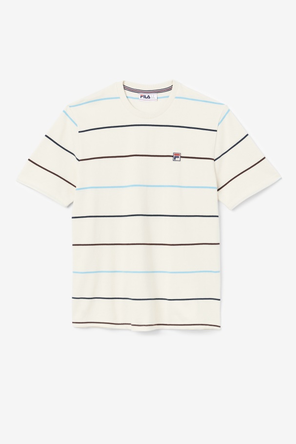 Egret/Teal/Brown Stone Fila UK Thiago Crew
