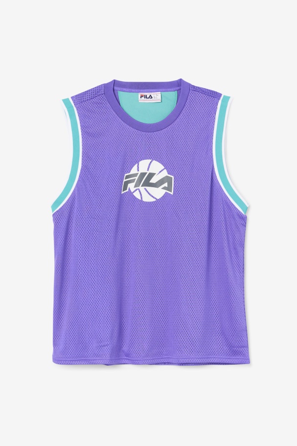 Ovi Basketball Jersey Purple/Ceramic/White/Shadow Fila UK