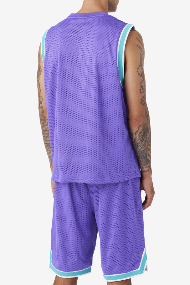 Ovi Basketball Jersey Purple/Ceramic/White/Shadow Fila UK