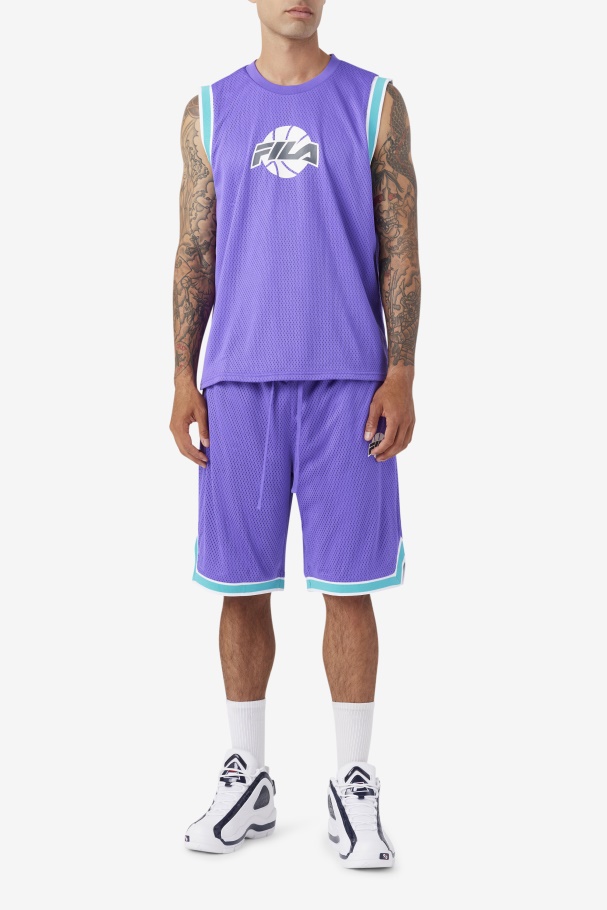 Ovi Basketball Jersey Purple/Ceramic/White/Shadow Fila UK