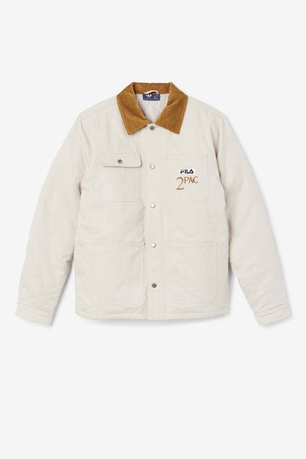 Fila UK 2Pac Jacket Dove/Bronze Brown