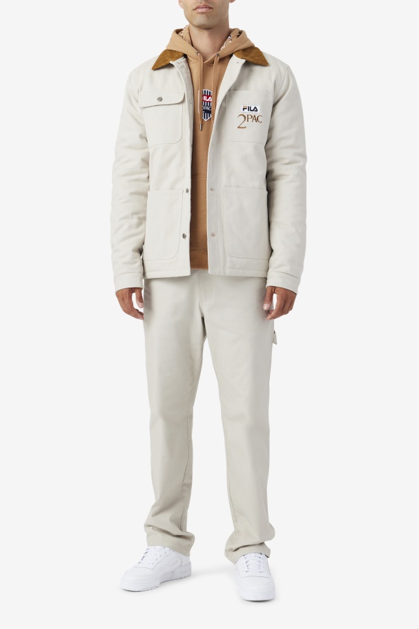 Fila UK 2Pac Jacket Dove/Bronze Brown