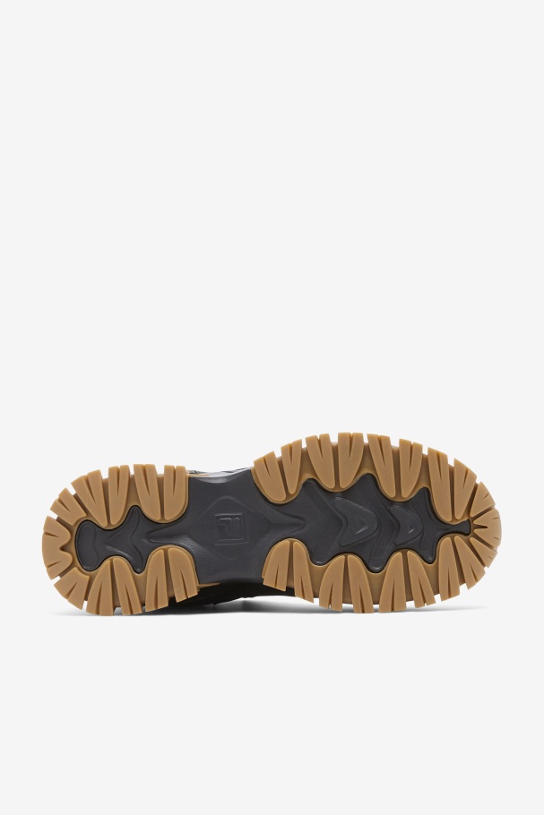 Black/Chive/Gum Fila UK Big Kids\' Ray Tracer Tr 2 Mid