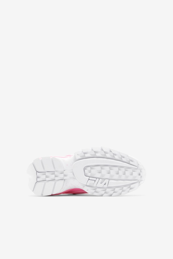 Big Kids\' Disruptor 2 EXP Fila UK Cotton Candy/White