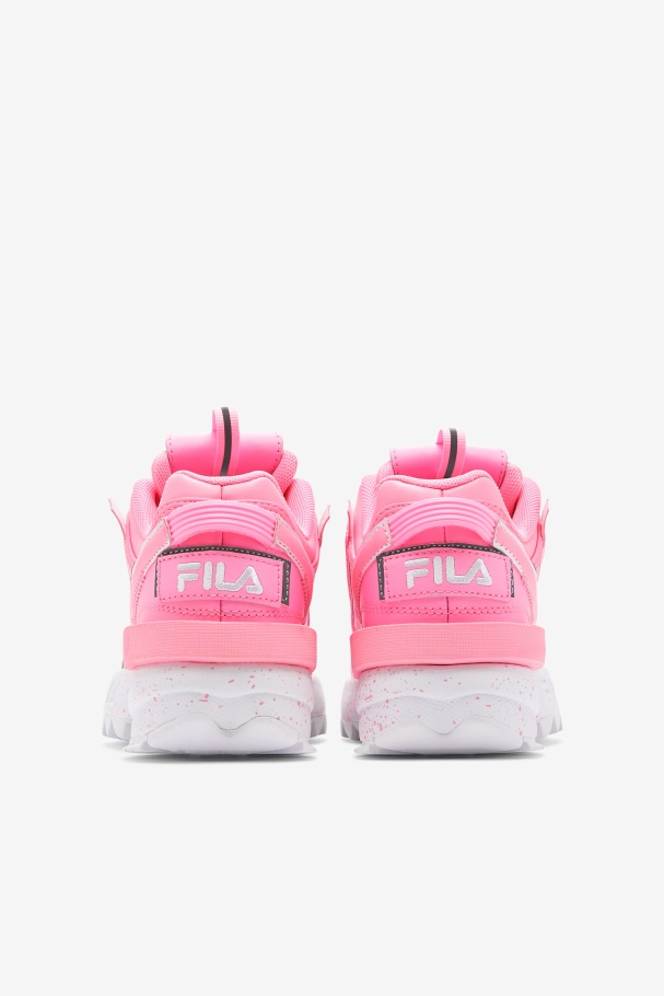 Big Kids\' Disruptor 2 EXP Fila UK Cotton Candy/White