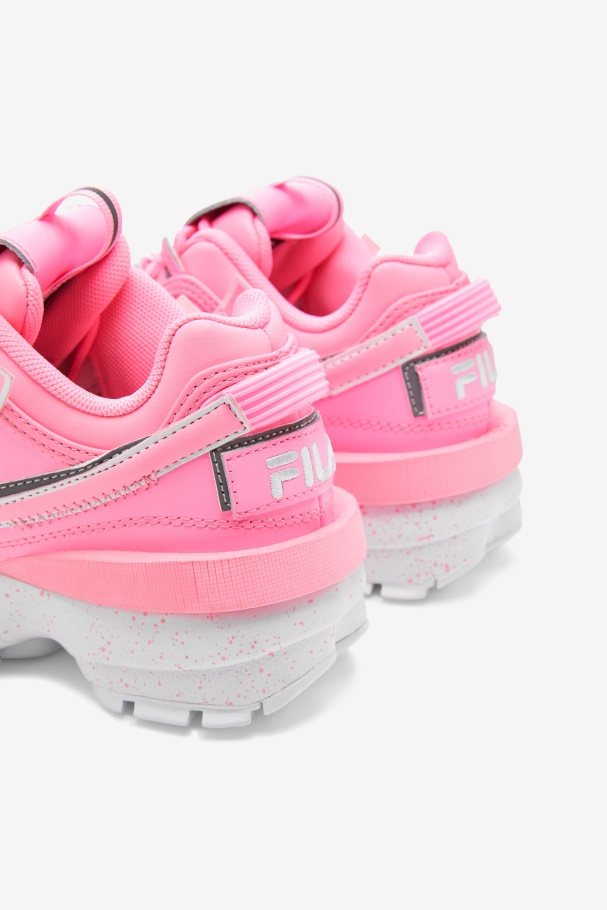 Big Kids\' Disruptor 2 EXP Fila UK Cotton Candy/White