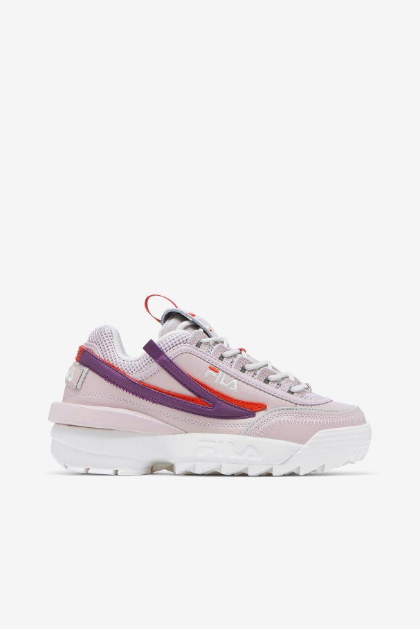 Burnished Lilac/Purple/Fiesta Fila UK Women's Disruptor 2 Exp
