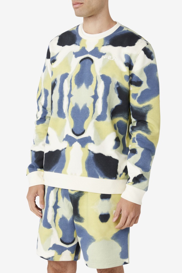 Jael Sweatshirt Fila UK Brushstroke Print