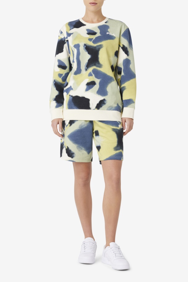Jael Sweatshirt Fila UK Brushstroke Print