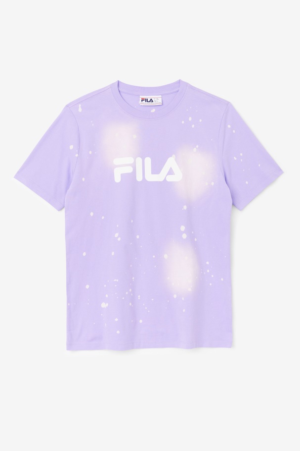 Alivia Tie Dye Tee Fila UK Viola Tie Dye