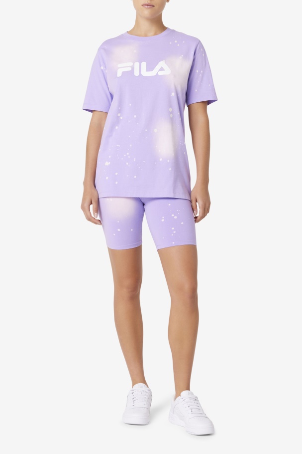 Alivia Tie Dye Tee Fila UK Viola Tie Dye