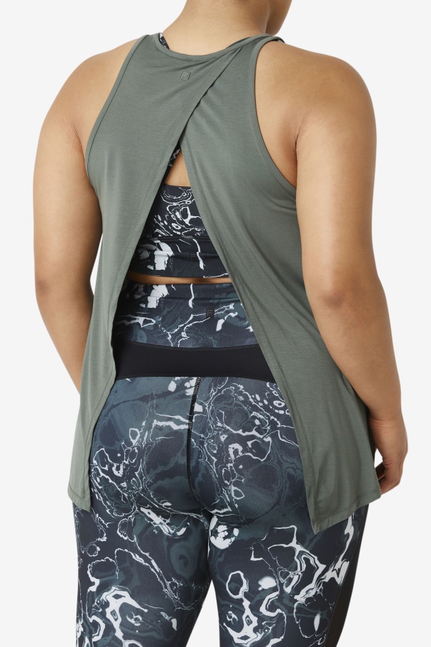 Fi-Lux Open Back Tank Top Fila UK