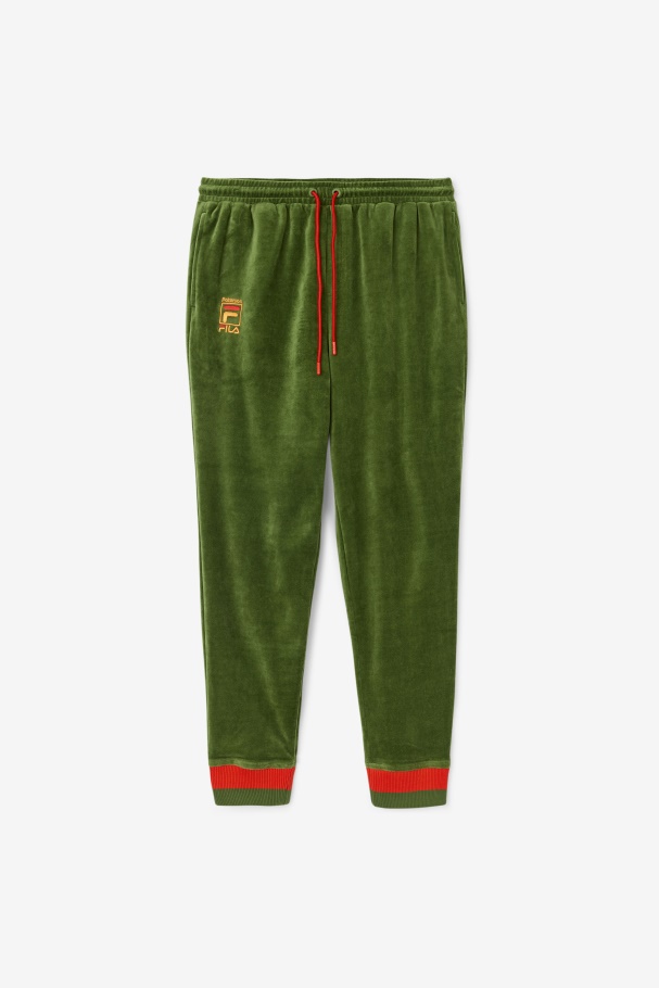 Fila UK X Paterson Velour Pant Douglas Fir/Poppy/Desert Sun Fila UK